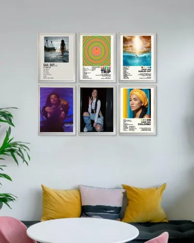 Vista 3 de Jhené Aiko Souled Out - Póster de portada de álbum, arte en lona, imagen para pared, impresión moderna, decoración familiar