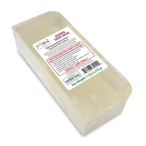 Vista 25 de Primal Elements Base de jabón de aloe – Base de jabón hidratante para derretir y verter glicerina para manualidades y hacer jabón, fácil de cortar