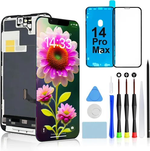 Vista 24 de Brinonac para iPhone 6s Reemplazo de pantalla negra, pantalla táctil LCD digitalizador montaje completo con herramientas de reparación completas