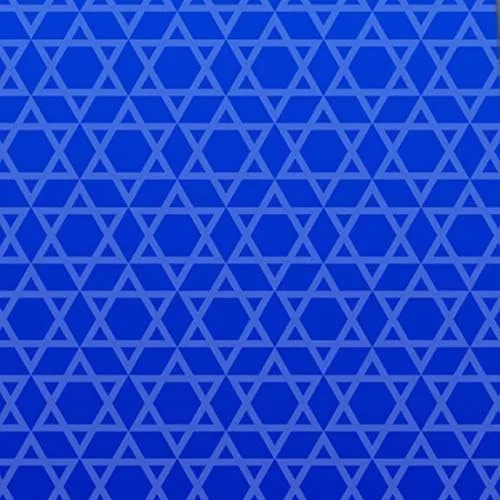 Vista 3 de Three Rooker Star of David Ties - Corbata religiosa para hombre
