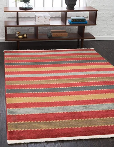 Vista 12 de Unique Loom Fars Collection - Alfombra de área - Monterey (2' 2" x 3' 1" Rectángulo, Marrón/Crema)