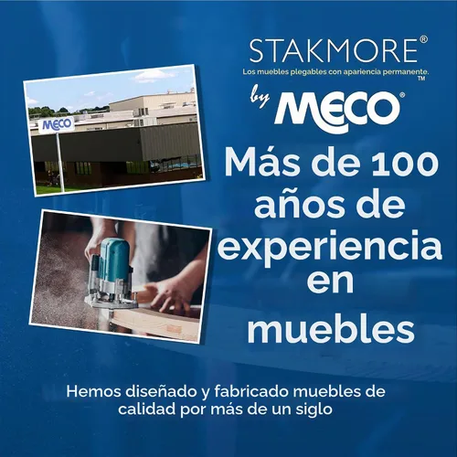 Vista 7 de Stakmore - Mesa plegable clásica de madera con borde recto, 32 pulgadas Cereza