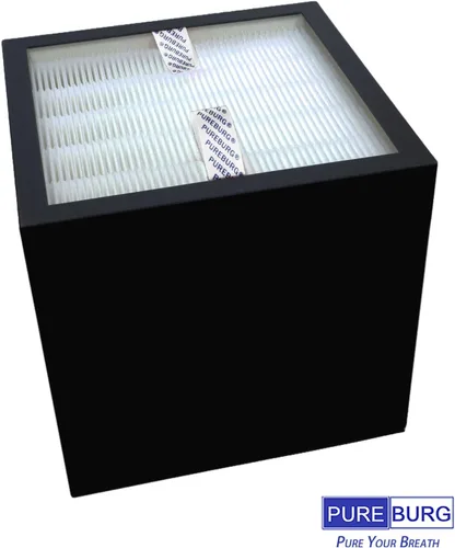 Vista 3 de PUREBURG Filtro de repuesto compatible con Aeris aair 3 en 1 Pro purificador de aire, 1 paquete H13 HEPA de carbón activado de 3 etapas, filtración