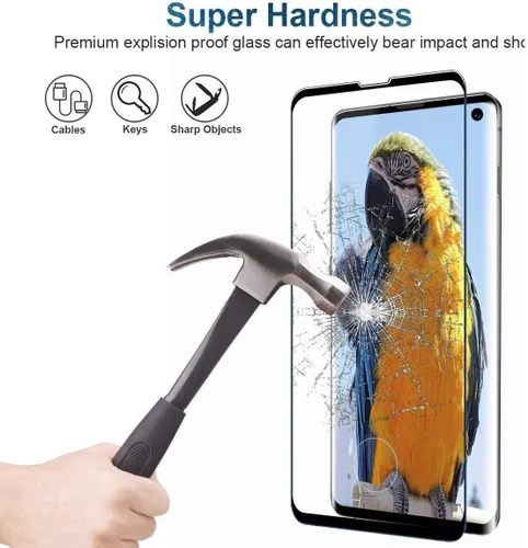 Vista 5 de Funda para Samsung Galaxy S22 Ultra (6.8 pulgadas), con 1 protector de pantalla de vidrio templado, cubierta de silicona suave negra, carcasa