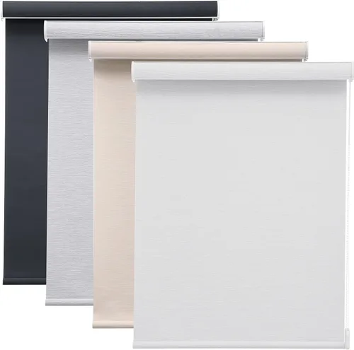 Vista 8 de Changshade Persianas enrollables opacas personalizadas, persianas enrollables con cable para ventanas con aislamiento térmico, bloqueo de luz