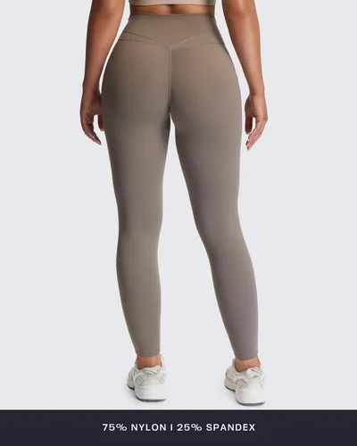 Vista 56 de Aoxjox Trinity - Pantalones de yoga de cintura alta con bolsillos para mujer, control de abdomen, cintura cruzada, leggings de entrenamiento suaves