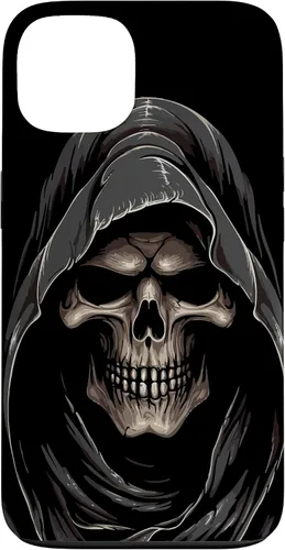 Vista 7 de Carcasa con capucha de fantasma de calavera para iPhone 17