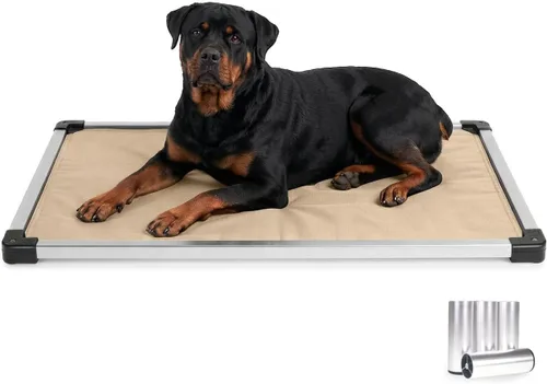 Vista 27 de K9 Ballistics - Cama para jaula de perro, a prueba de mordiscos, acolchada y blindada, prácticamente indestructible, patas incluidas