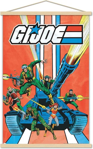 Vista 15 de Trends International GI Joe-Tank - Póster de pared, 14.725 x 22.375 pulgadas, versión enmarcada de madera de granero