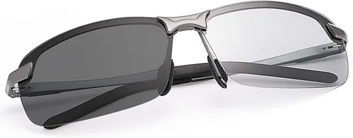 Vista 15 de YIMI Gafas de sol deportivas polarizadas fotocrómicas para hombre, ciclismo, pesca, conducción, protección UV, gafas antirreflejos
