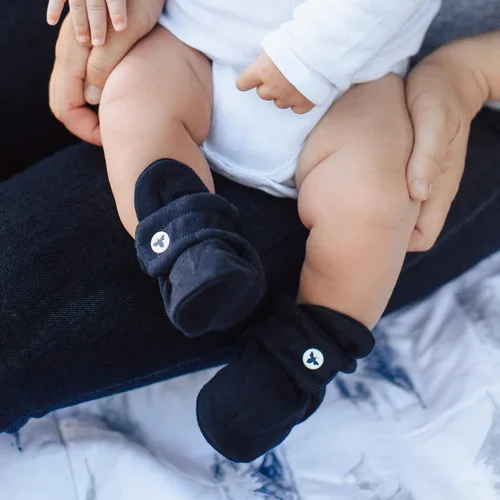 Vista 35 de Burt's Bees Baby Newborn Essentials - Botines unisex de algodón orgánico