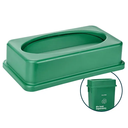 Vista 9 de Alpine Industries - Tapa delgada para bote de basura, tapa compacta para cubo de basura, parte superior de plástico variado y duradera que minimiza