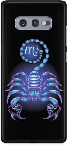 Vista 23 de Inspired Cases - Compatible with iPhone Xs Max Case - 3D Textured Protective Phone Case for Apple iPhone Xs Max - Neon Zodiac - Scorpio