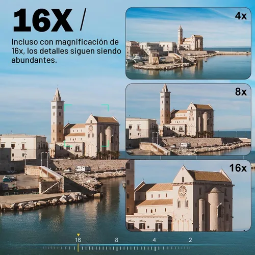 Vista 7 de G-Anica Kit de cámaras digitales 8K para fotografía con doble lente Negro
