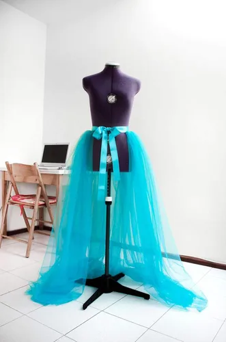 Vista 2 de Vestido largo de tul tutú para mujer