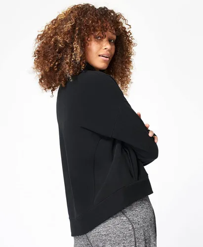 Vista 3 de Sweaty Betty Women's Boxy Fit With High Neck Fleece Sweatshirt