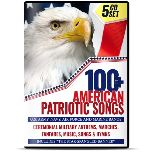 Vista 2 de 100+ American Patriotic Songs - Ceremonial Military Anthems, Marches, Fanfares, Music, Songs & Hymns – U.S. Army, Navy, Air Force and Marine Bands