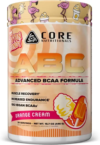 Vista 10 de Core Nutritionals Platinum ABC Advanced Intra-Workout BCAA Suplemento con 0.09 oz de glutamina, beta alanina, malato de citrulina, 20 porciones