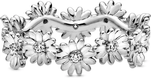 Vista 2 de PANDORA Anillo de plata de ley con circonita cúbica para mujer, Metal