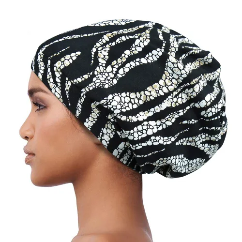 Vista 52 de Alnorm - Gorro con forro de satén y suave banda elástica para hombres y mujeres, talla única Se ajusta a la mayoría