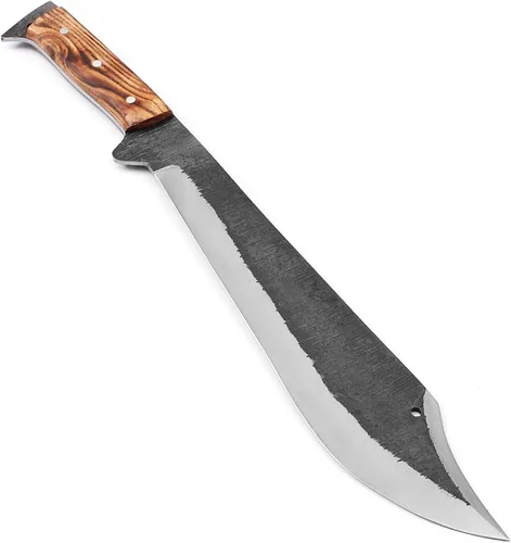 Vista 2 de Armory Replicas™ Into the Wild Full Tang High Carbon Steel Machete with Sheesham Handle & Leather Sheath