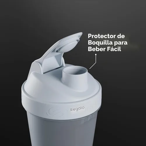 Vista 3 de Botella agitadora de proteínas Smartshake para mezclas de proteínas - Paquete de 4 - 13.5 onzas Vasos agitadores para batidos de proteínas SLIM