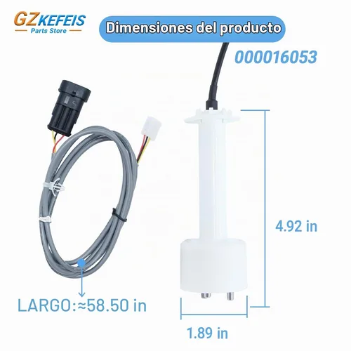 Vista 2 de 000016053 Kit de sonda de sensor de nivel de agua helada, compatible con máquinas de hielo Manitowoc I0600, I1400, ID0522A, ID0452A, ID0322A - Arnés