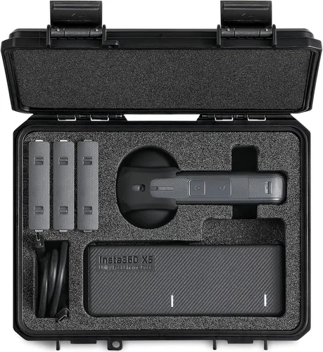 Vista 14 de Funda rígida portátil impermeable para DJI Osmo Action 5 Pro/4/3 accesorios de cámara de acción compatible con combo estándar, compatible