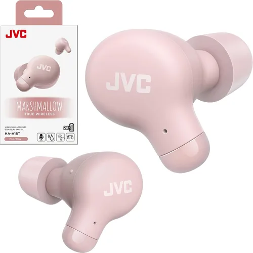 Vista 10 de JVC Marshmallow - Auriculares inalámbricos Bluetooth 5.3 con batería de 28 horas, auriculares de espuma viscoelástica para comodidad durante todo