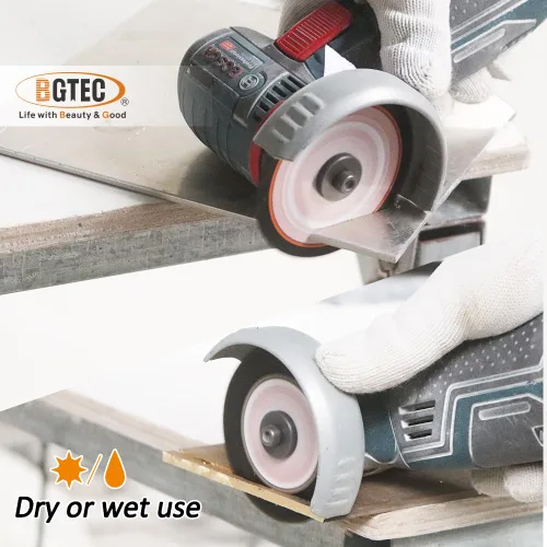 Vista 97 de BGTEC Hoja turbo de granito de diamante, disco de corte de 3 pulgadas/2.953 in para hormigón, hormigón reforzado, piedras artificiales duras