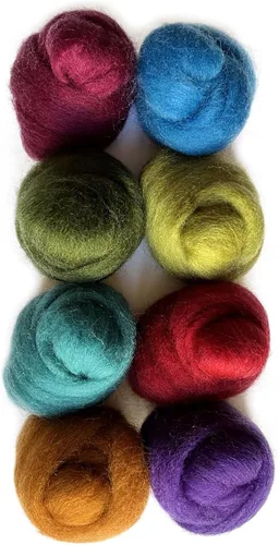 Vista 3 de Wistyria Editions WR-905R Lana Roving, The Bouquet, paquete de 8