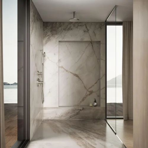 Vista 9 de Kohler 27051-SN Occasion® Cabezal de lluvia de una sola función de 8", 2.5 gpm, níquel pulido Níquel pulido vibrante