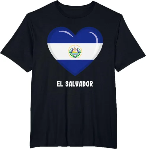 Vista 44 de Camiseta Bandera de El Salvador Camiseta salvadoreña