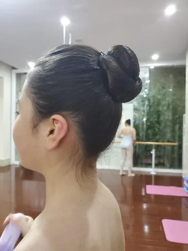 Vista 5 de Horquillas de ballet en forma de U para moño, red invisible para el cabello para mujeres y niñas, accesorios de peinado