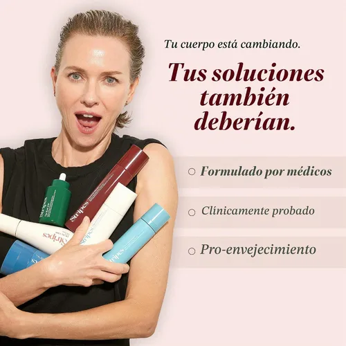 Vista 5 de STRIPES by Naomi Watts - The Full Monty - Aceite corporal post ducha para iluminar e hidratar con escualano y vitamina C, mejorar la suavidad
