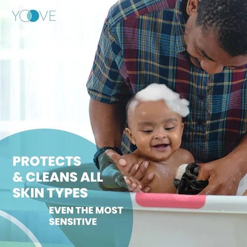 Vista 2 de Esponja exfoliante de espalda con infusión de carbón de bambú, lufa con asa, esponja de ducha exfoliante para hombres y mujeres, cuenta con 1