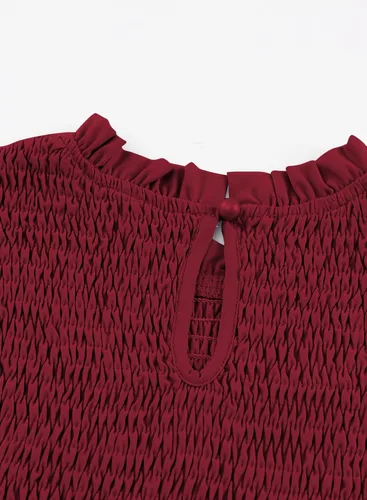 Vista 6 de blibean Vestidos de un solo hombro para niñas de 6 a 15 años