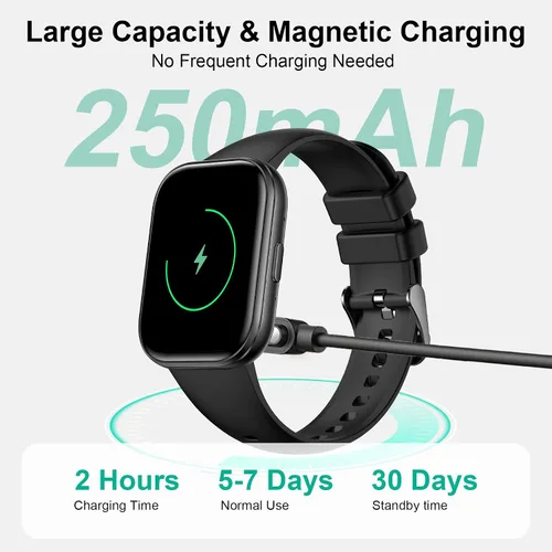 Vista 6 de Smart Watch for Women with Bluetooth Call Answer/Dail,1.75" DIY Dial Fitness Watch with Heart Rate Sleep Monitor Step Counter Calorie 120+Sport