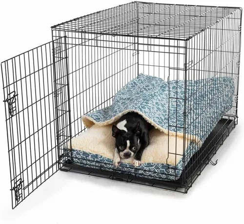 Vista 5 de Snoozer Cama de lujo para mascotas con microsuede, pequeña - antracita