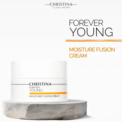 Vista 5 de CHRISTINA- Forever Young Moisture Fusion Cream para rostro con ácido hialurónico Hidratante facial rejuvenece y reafirma la piel 1.7 fl oz