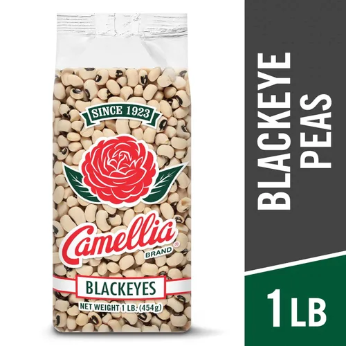 Vista 3 de Camellia Brand Guisantes negros secos – Guisantes sureños sin OMG prémium para Hoppin' John, sopas, guisos, ensaladas, Año Nuevo y guarniciones, sin