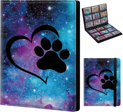 Vista 15 de Rading - Carpeta de tarjetas para Pokémon, béisbol, fútbol, hockey, fútbol, deporte, TCG, MTG, Yugioh, tarjetero con 4 bolsillos, funda de 160