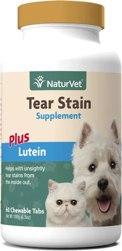Vista 9 de NaturVet Removedor tópico de manchas de lágrimas más aloe – 4 onzas Elimina las manchas antiestéticas de lágrimas y saliva Fórmula suave a base