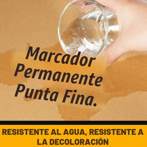 Vista 5 de VEESA Marcadores permanentes negros a granel para Logisitcs, punta fina