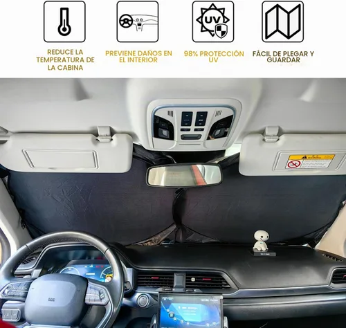Vista 3 de Parasol para parabrisas Dodge RAM 1500 2500 3500 2010-2025 2026