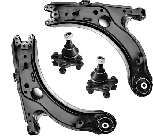 Vista 2 de ASTARPRO - Kit de suspensión de 8 piezas de brazo de control delantero inferior y rótula + extremo de barra de acoplamiento interior y exterior