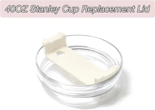 Vista 4 de Tapa de vaso de 40 onzas compatible con Stanley, a prueba de derrames, resistente a salpicaduras, apta para Stanley y más tazas de café, paquete
