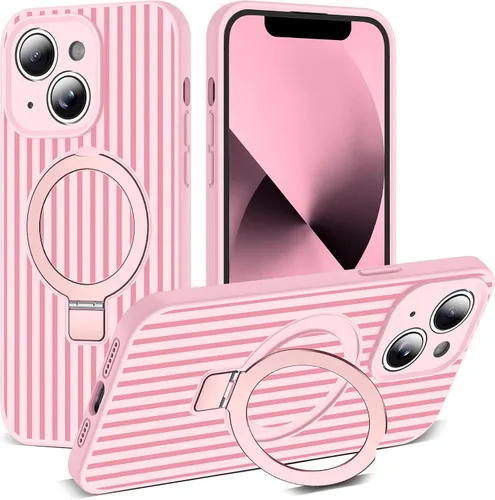 Vista 97 de SKYLMW Funda diseñada para iPhone 11 con soporte magnético invisible Compatible con Mag-Safe, a prueba de caídas de grado militar, a prueba