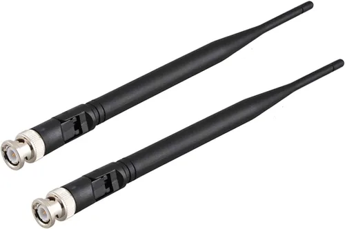 Vista 9 de Bingfu Antena receptora de micrófono inalámbrico UHF 400 MHz-960 MHz BNC Antena macho (paquete de 2) para sistema de micrófono inalámbrico, receptor