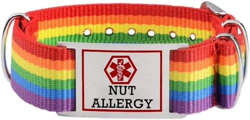 Vista 44 de LinnaLove Medical Alert Bracelets for men and women 6"-8.5" Adjustable Sport Stainless Steel ID Bracelets Engraved Medic Info